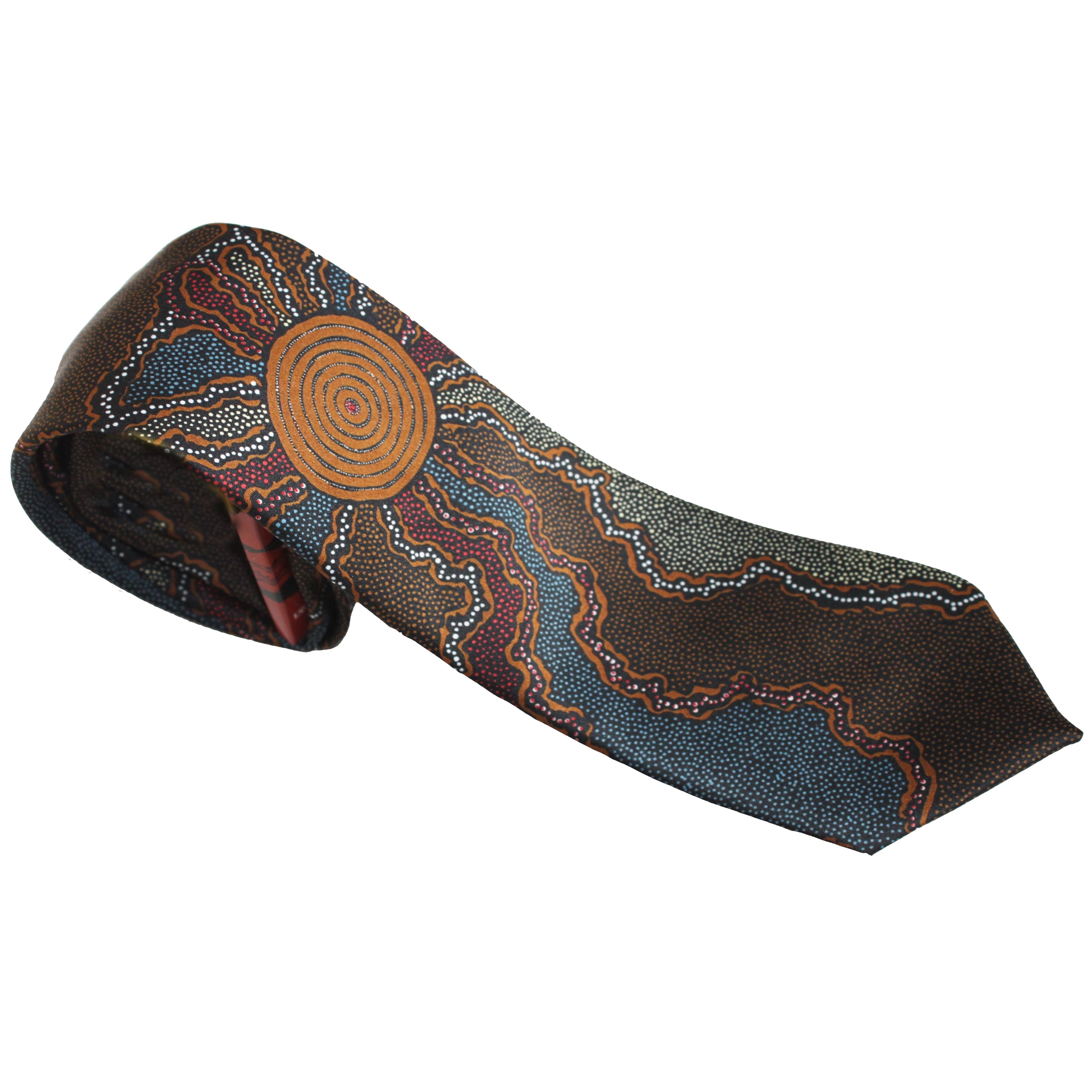 fire and water dreaming brown tie
