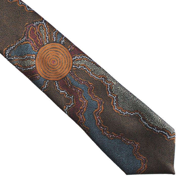 fire and water dreaming brown tie