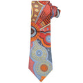 kangaroo story orange blue tie