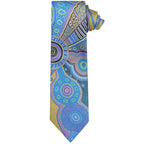 kangaroo story blue yellow tie