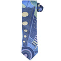 norman cox blue lilac yellow tie