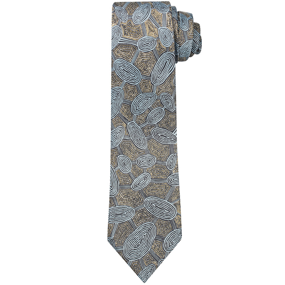 travel dream stone blue tie