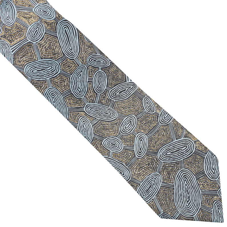 travel dream stone blue tie