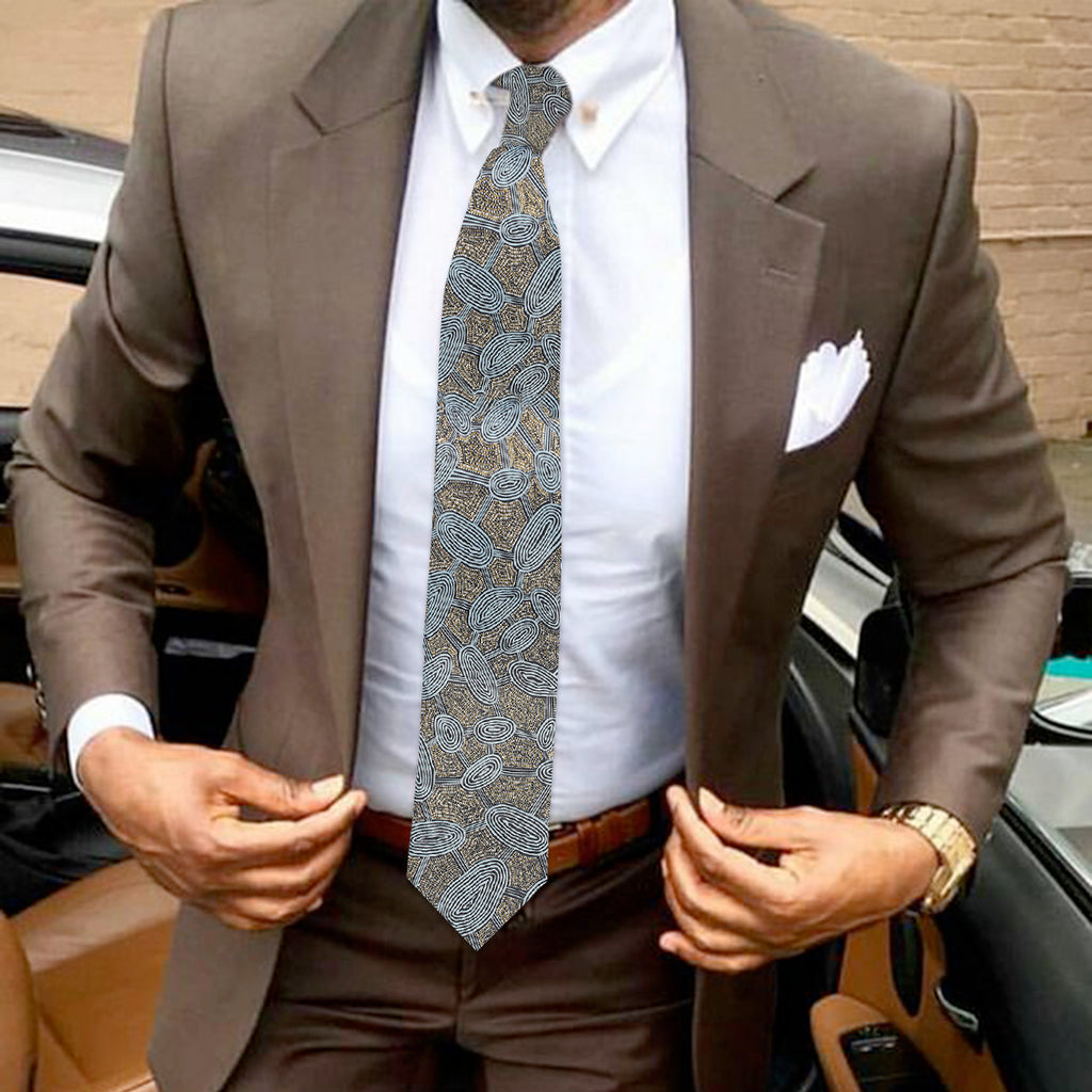 travel dream stone blue tie