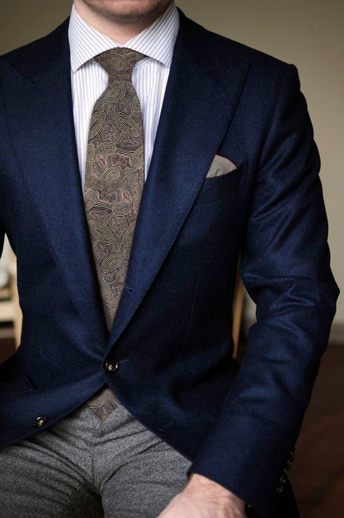 travel dream brown tie