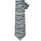 water dreaming black beige grey tie