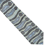 water dreaming black beige grey tie