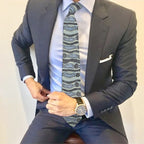 water dreaming black beige grey tie