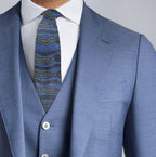 water dreaming blue yellow tie