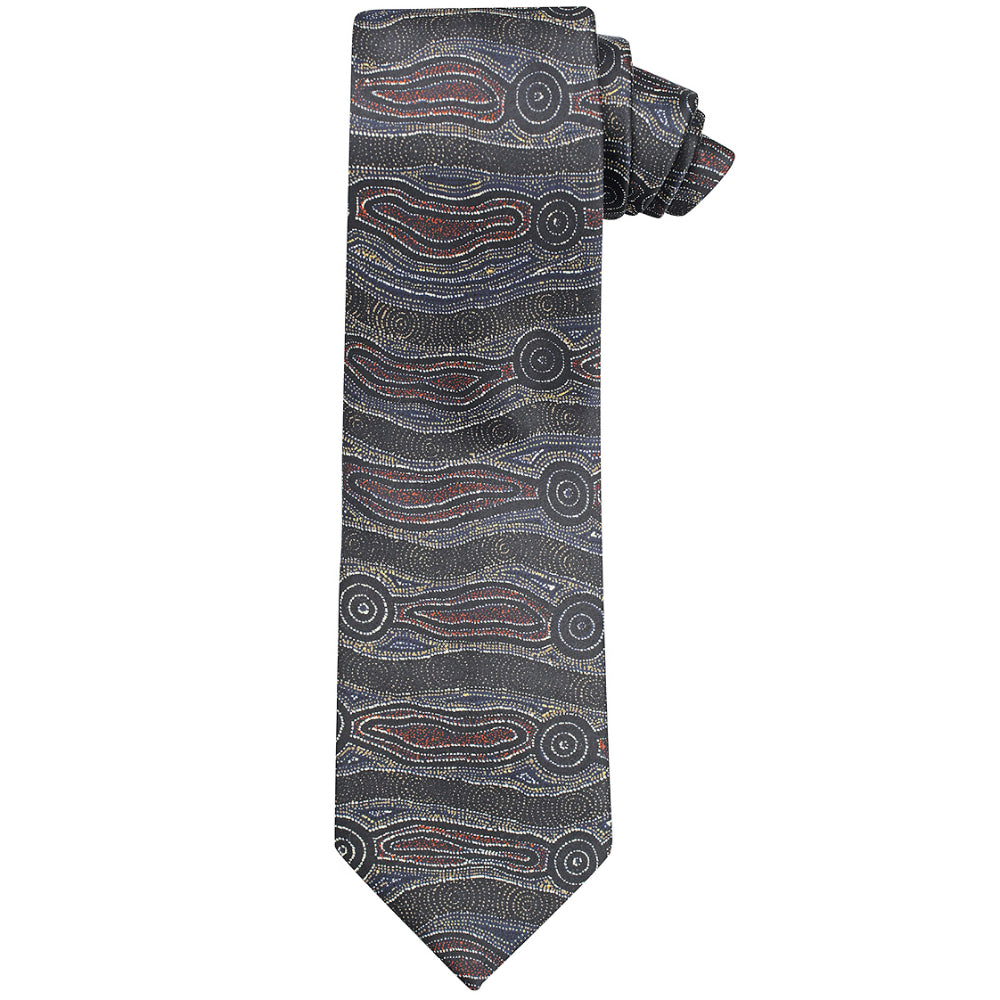 water dreaming brown red tie