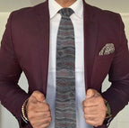 water dreaming brown red tie