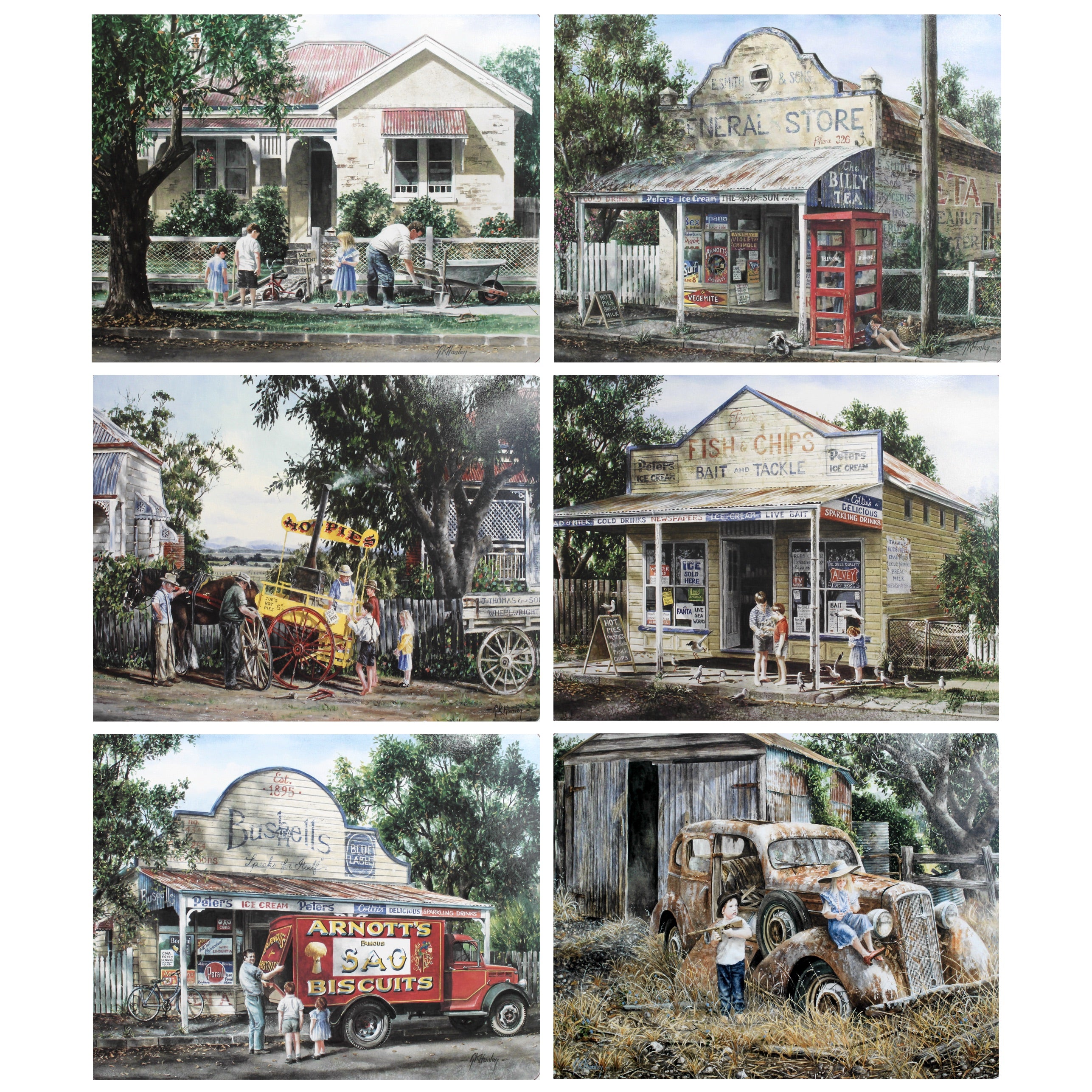 australian placemats coasters