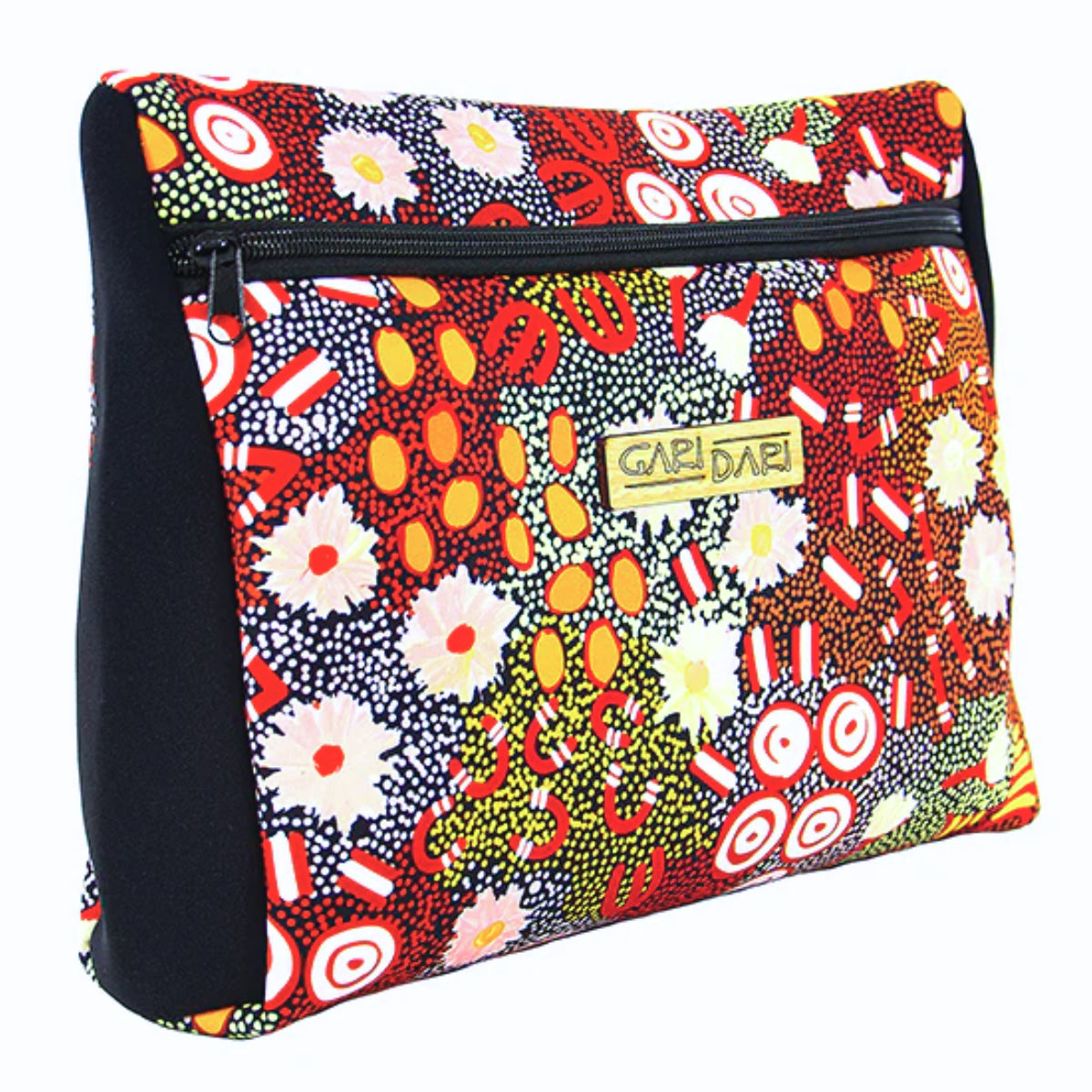 LARGE TOILETRY BAG, WASH BAG - ABORIGINAL ART - SAMANTHA NAPANGARTI - AUSTRALIA, INDIGENOUS, SOUVENIR, GIFT