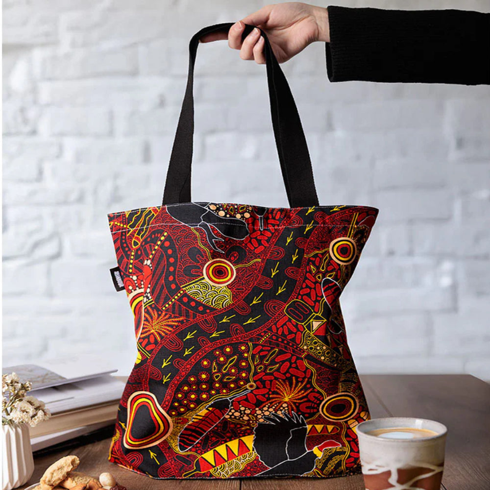 aborginal tote bag