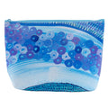 MAKEUP BAG, COSMETIC PURSE - ABORIGINAL ART - PLACE OF WATER - UTILITY CASE, PENCIL CASE - AUSTRALIA, INDIGENOUS, SOUVENIR, GIFT