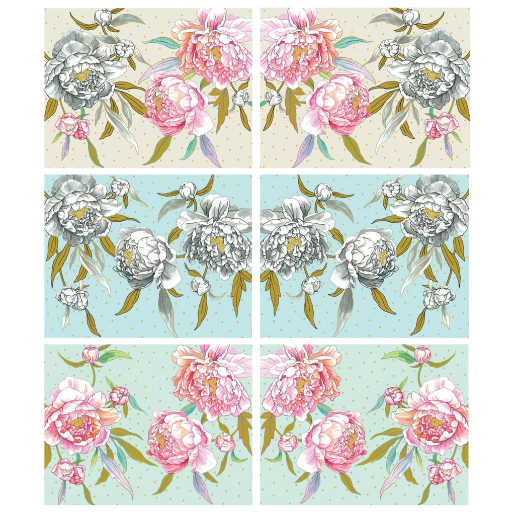 6 PLACEMATS + 6 COASTERS - CINNAMON, CORK - VERONA FLOWERS, AUSTRALIA - SOUVENIR, GIFT