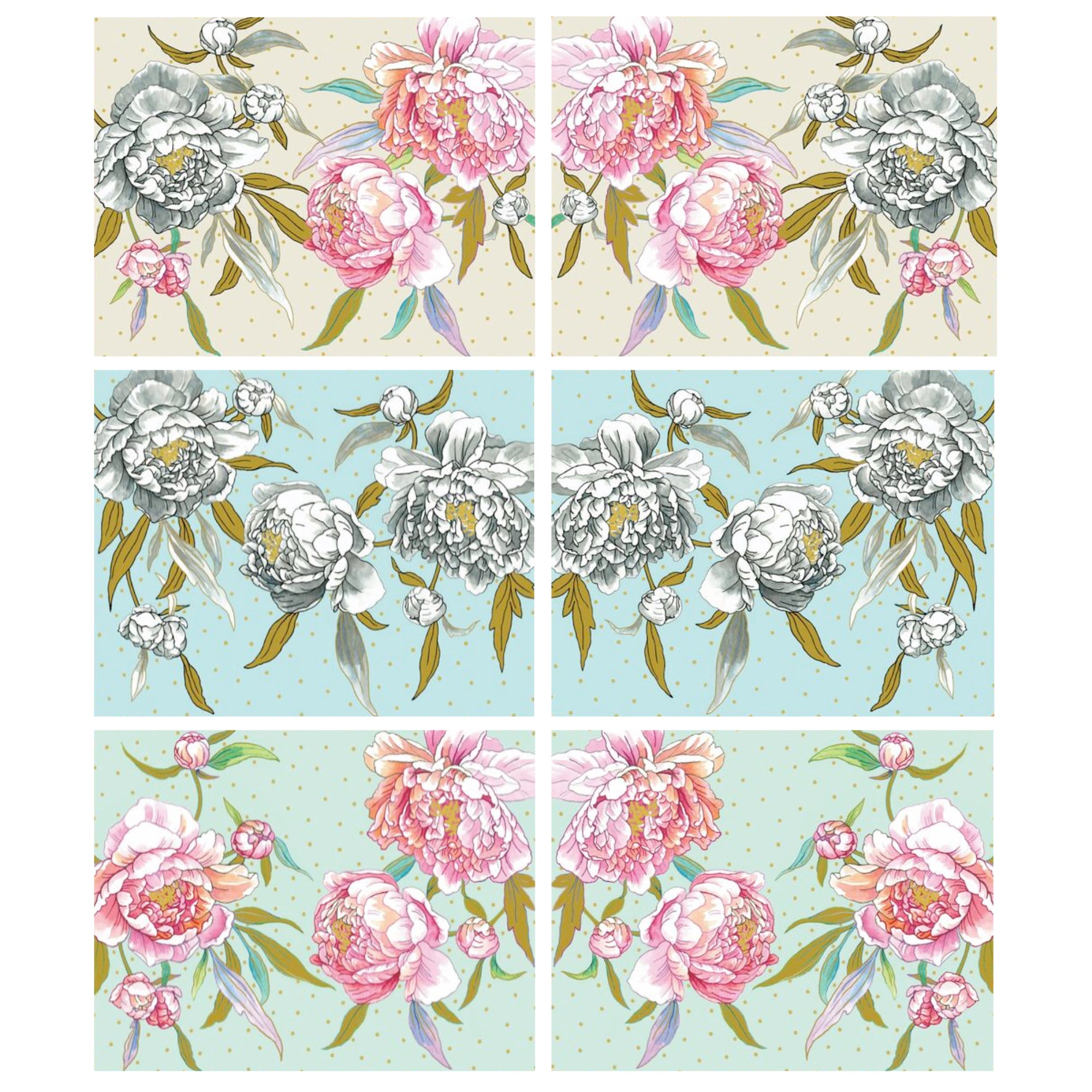 6 PLACEMATS + 6 COASTERS - CINNAMON, CORK - VERONA FLOWERS, AUSTRALIA - SOUVENIR, GIFT