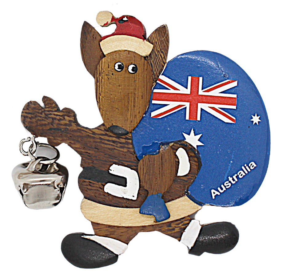 kangaroo christmas ornament