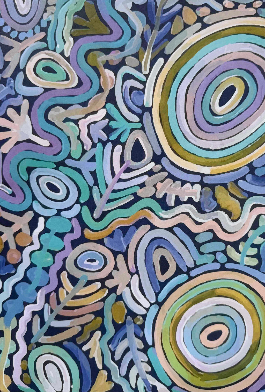 5 x WRAPPING PAPER, GIFT WRAP - MADE IN AUSTRALIA - ABORIGINAL ART - AUSTRALIA, INDIGENOUS, SOUVENIR, CHRISTMAS