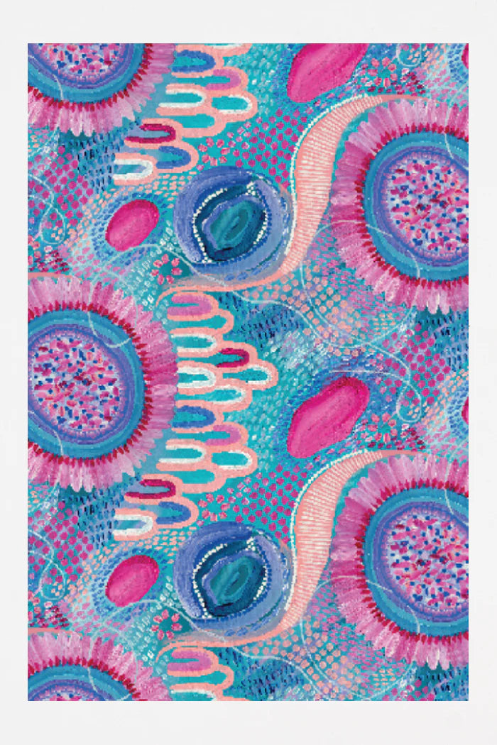 3 x WRAPPING PAPER, GIFT WRAP - ABORIGINAL  ART - KENITA-LEE McCARTNEY No.2 - AUSTRALIA, INDIGENOUS, SOUVENIR, GIFT