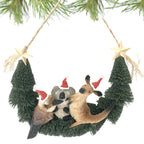 CHRISTMAS DOOR HANGER, WALL HANGER, ORNAMENT - AUSTRALIAN ANIMALS & BIRDS - KANGAROO, KOALA, KOOKABURRA - AUSTRALIA, SOUVENIR, GIFT